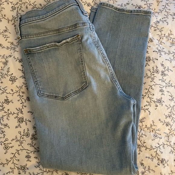 Madewell stove pipe straight jeans in light wash - Picture 4 of 5